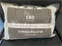 CBD infused jumbo pillow brand new