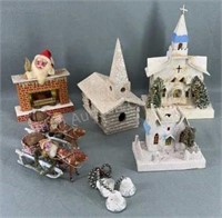 Vintage Christmas Paper Village Goods