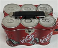 COKE CANS 6-PACK LUNCH TIN FULL