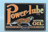 Power-Lube Metal Sign