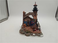 DEPT 56 LYNTON POINT TOWER lighthouse Dickens vill