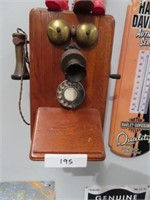 Vintage Timber Telephone