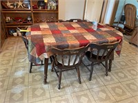 65" Table with 6 Chairs