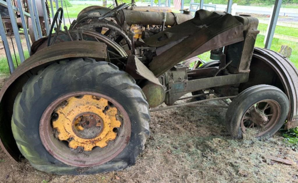 John Deere B Antique Orchard Tractor