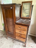 Antique wardrobe- needs refinished