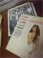 1966 Maidens calendar & 50s cheerleader photos