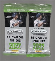 2022 Panini Prizm Baseball Value Packs. 18 Cards