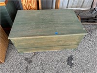 Wood Storage Box w/Lid