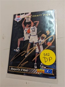 Autographed Shaquille O'Neal Card