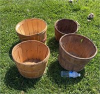 Wood Bushel Baskets