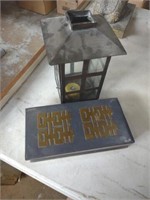 Metal lantern and metal box made in Hong Kong