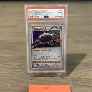 PSA 8 Magnezone LV. X Pokemon Card