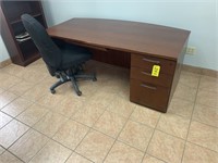 Desk- (3 Drawer) and chair