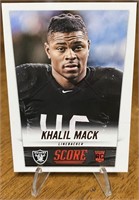 Khalil Mach 2014 Score Rookie