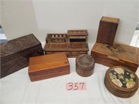 Wooden Boxes Lot