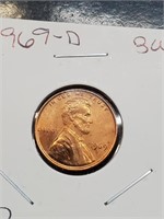BU 1969-D Lincoln Penny