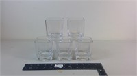Set of 5 Crown Royal Whiskey Glasses
