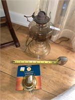 Oil Lamp with Extra Burner