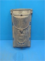 Vintage iron mailbox