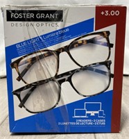 Foster Grant Design Optics Blue Light Readers