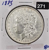 1883 U.S. Morgan Silver Dollar BU