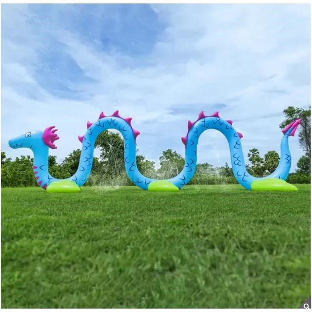 Giant Sea Serpent Kids Inflatable Sprinkler