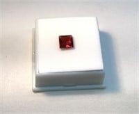 1.25ct 7x7mm PC Red Labradorite