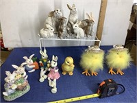 Chicks, rabbits, ducks decorations