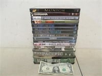 Lot of Military/War Themed DVDs Over Half Sealed