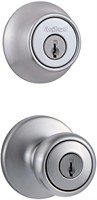 Kwikset Tylo Knob & Double Cylinder Deadbolt $34