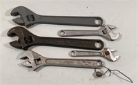 Adjustable Wrenches 12in to 6in