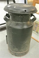 Antique Dairy Can w/Lid