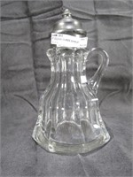 7" CLEAR GLASS SYRUP