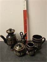 5 pc Spathas Keramik made in Greece - handle id