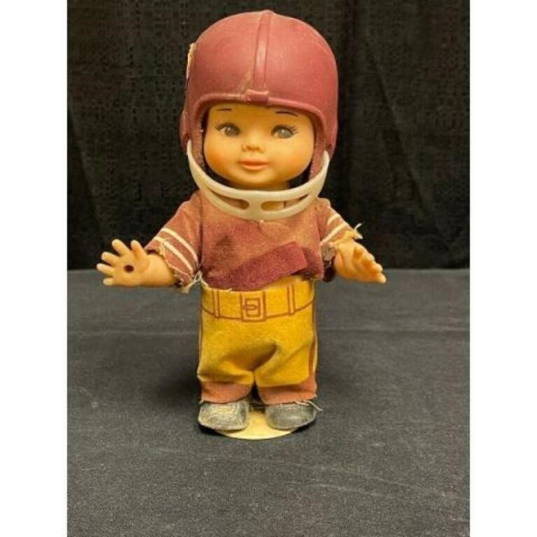 1950's Little Mikey Redskins Wind Up Doll