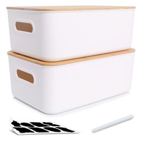 **READ DESC** Citylife 2 PCS Storage Bins with Bam