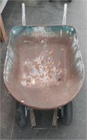 Wheel Barrow - Rusted Tub