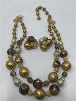1960’s Stamped Deauville 15in. Necklace &