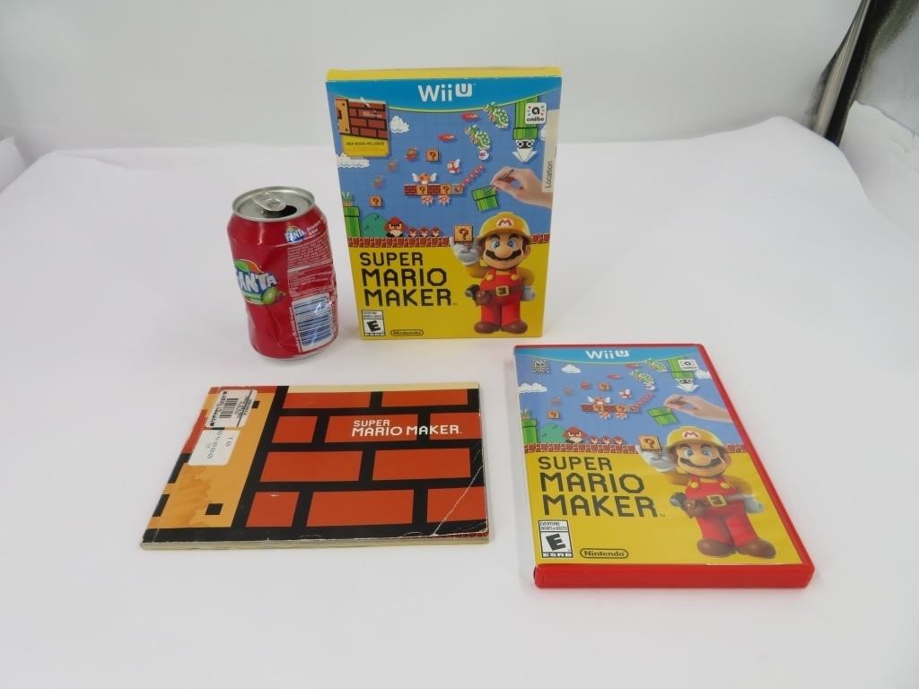 Super Mario Maker , jeu Nintendo Wii U avec boite