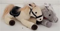 (2) Wells Fargo Ponies Stuffed Toys: Shamrock &...