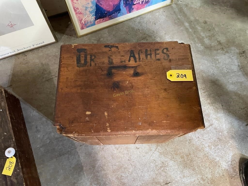 Wood Drawer With Doctor Name
