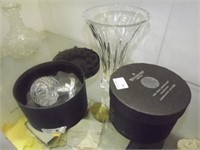 2 Waterford Crystal Ornaments In Box & Marquis By