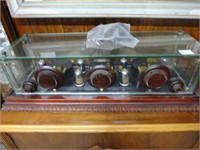 Clearfield Sherman Radio Co. Radio In Glass Case