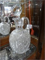 Cut Crystal Stoppered Pitcher