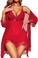 LADIES RSLOVE SEXY 3 PIECE BABYDOLL LINGERIE...