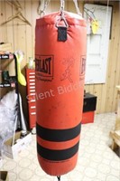Everlast Punching Bag with Gloves & Accessories
