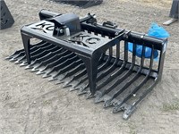 (G) 75” Quick Attach Rock Grapple Bucket,