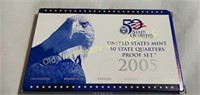 2005 US Mint State Quarters Proof Set