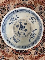 Antique Chinese Porcelain Bowl 7" Diameter