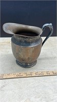 Copper Water Pitcher 7" high